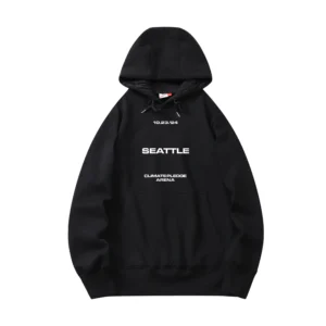 Sweat Tour SEATTLE Hoodie – Black